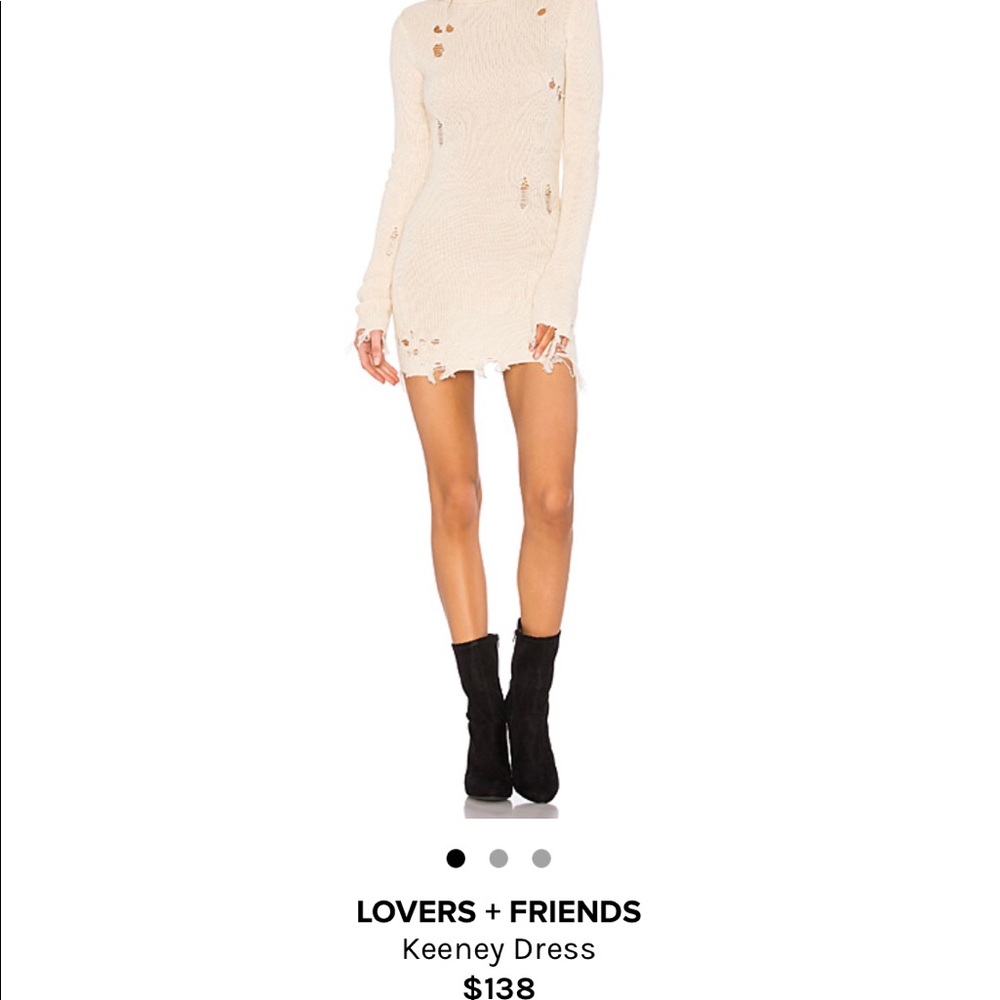 Lovers + Friends Turtleneck dress Black!